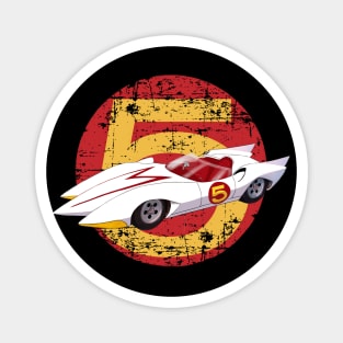 Mach 5 - Distressed Magnet